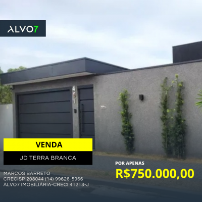 VENDA - Residencia JD TERRA BRANCA