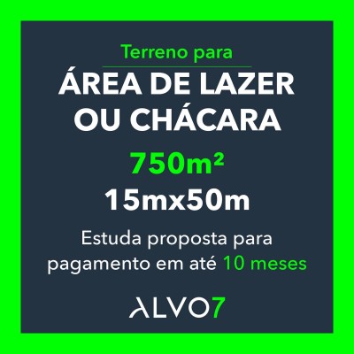 TERRENO para área de lazer ou chácara - Águas virtuosas