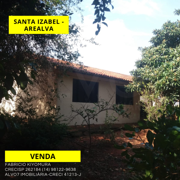 VENDA IMÓVEL RESIDENCIAL SANTA IZABEL - AREALVA-1