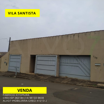VENDA IMÓVEL RESIDENCIAL VILA SANTISTA