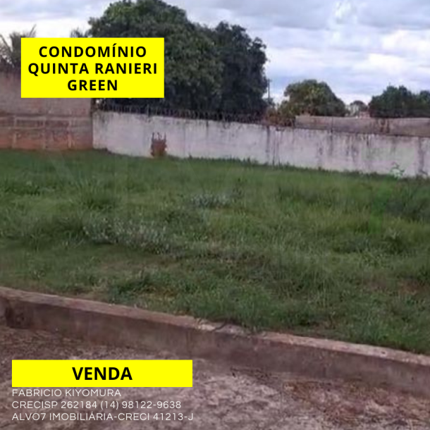 VENDA LOTE CONDOMÍNIO RESIDENCIAL QUINTA RANIERI GREEN-1