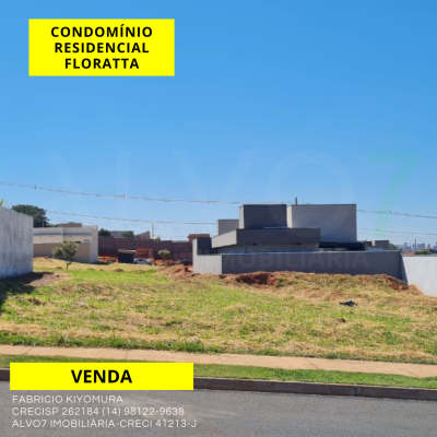 VENDA TERRENO CONDOMÍNIO RESIDENCIAL FLORATTA