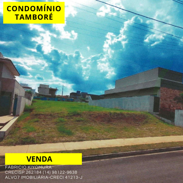 VENDA TERRENO CONCOMÍNIO RESIDENCIAL TAMBORÉ-1