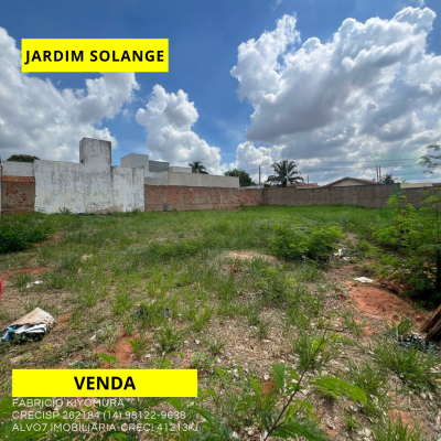 VENDA TERRENO JARDIM SOLANGE